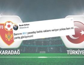 TRT 1'de Yayınlanan Karadağ - Türkiye Maçı Sırasında Yasa Dışı Bahis Sitesi Reklamları Yayınlandı: İşte Gelen Tepkiler