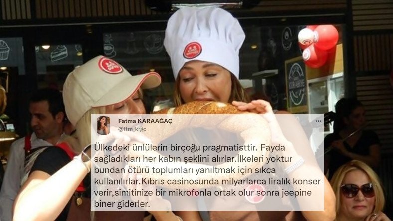 Hülya Avşar'ın "Gerekirse Simit Yenecek" Sözlerine Sosyal Medyadan Büyük Tepki: "Simit Yeriz Deyip Cipine Atlayıp Gitti"