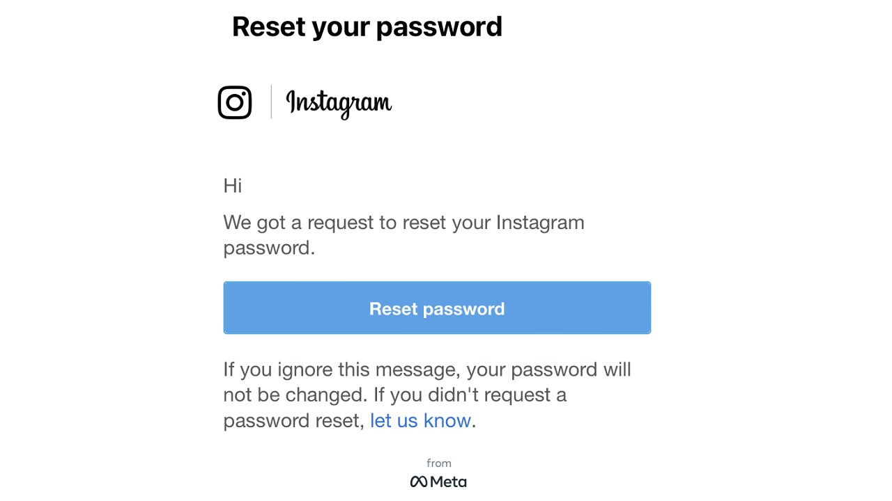instagram şifre değiştirme